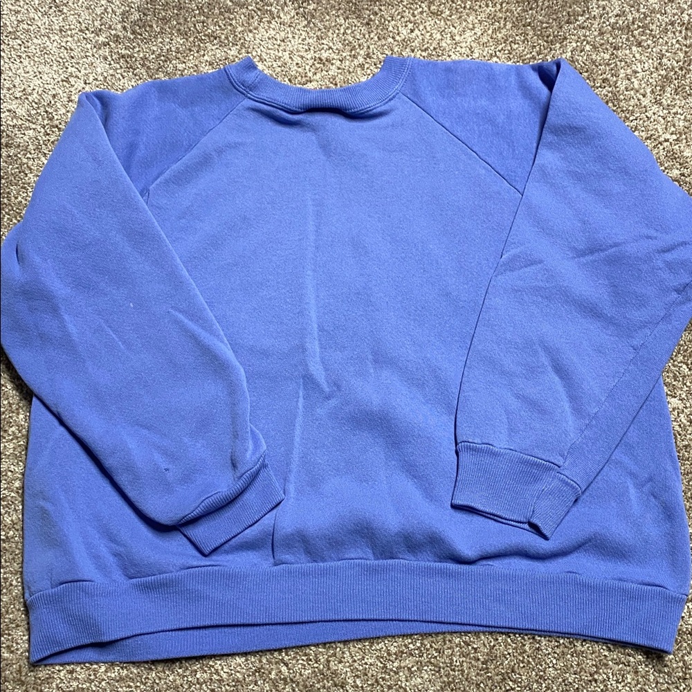 Disney Blue 101 Dalmatians Puppy Love Sweatshirt vintage - Picture 12 of 17